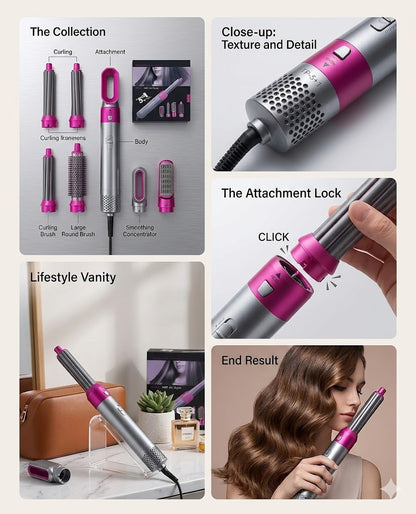 5 in 1 Hot Air Brush Hair Styler.