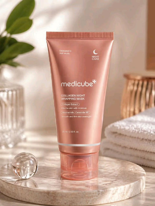 Medicube Wrapping Mask Collagen Overnight Peel Off Facial Mask.