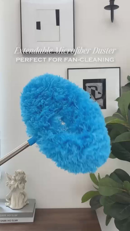 Microfibre Ceiling Fan Cleaner with Flexible Long Handle.