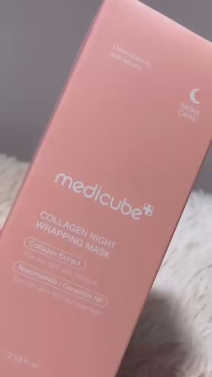 Medicube Wrapping Mask Collagen Overnight Peel Off Facial Mask.