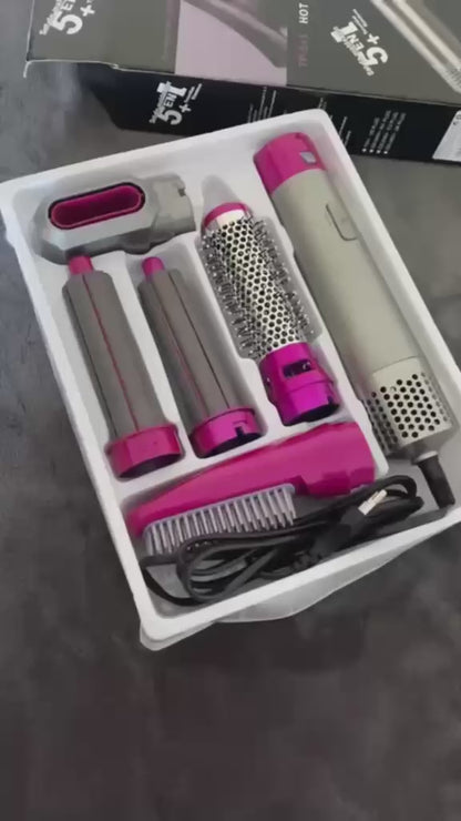 5 in 1 Hot Air Brush Hair Styler.